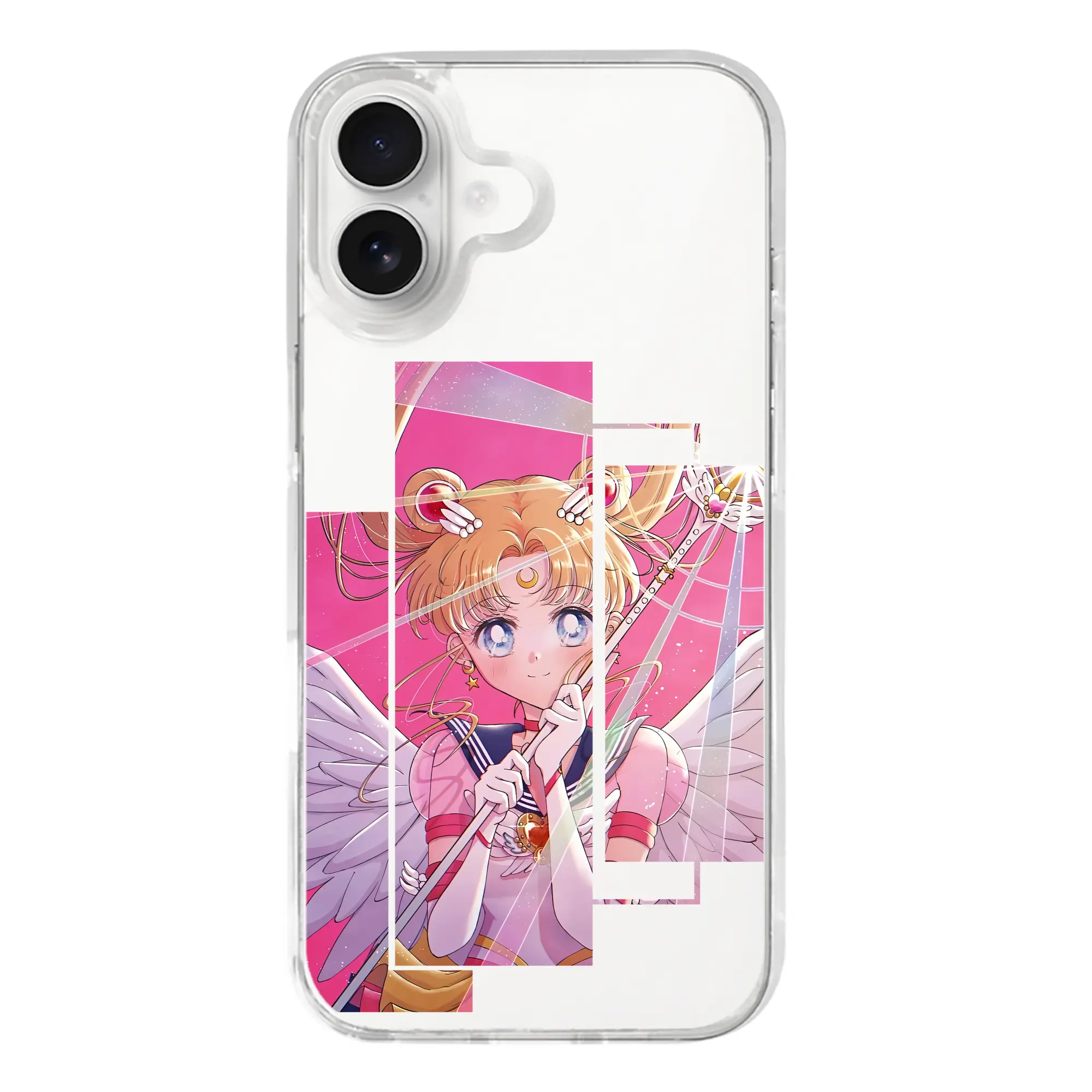 美少女戦士セーラームーン グッズ 月野 うさぎ - iPhone 17シリーズ 透明スマホケース – 薄型・耐衝撃・精密フィット保護カバー